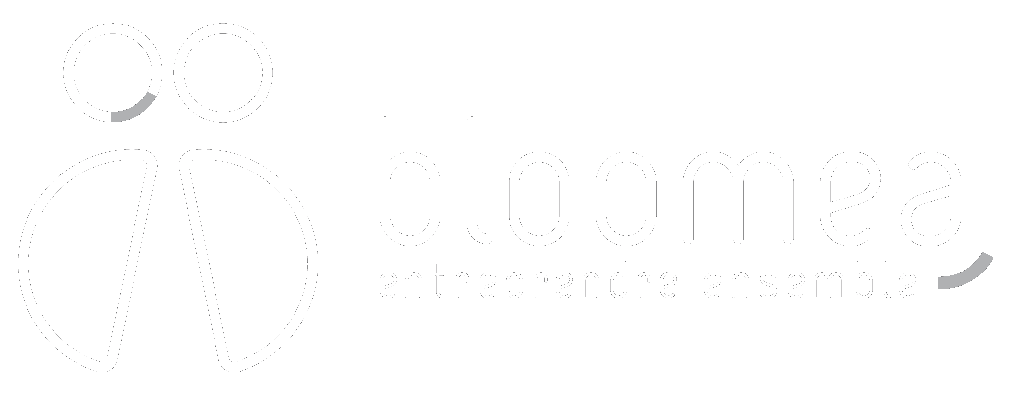 BLOOMEA-logo-horizontal-BlancNoir Logo Bloomea Blanc Png